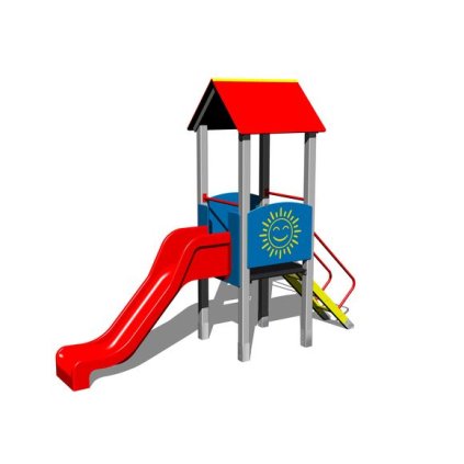 sestava se skluzavkou a houpačkou -4U-121