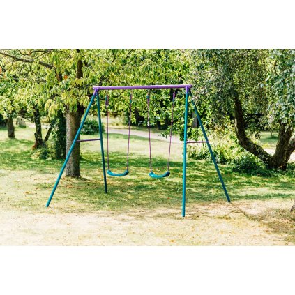 Dětská kovová houpačka pro dvě děti od značky Plum
