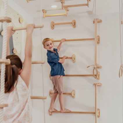 Montessori lezecí příčky natural Long 04