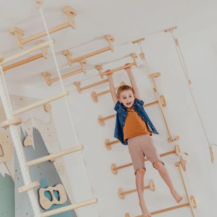 Montessori lezecí příčky natural Short 03