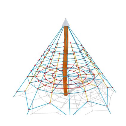 Lanová šplhací pyramida - kuželka 1