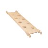Dřevěná oboustranná rampa s lezeckými chyty Large – Natural