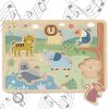 Montessori dřevěné puzzle Zvířátka 01