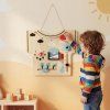 Dřevěná montessori deska Nature "Activity Board" 01