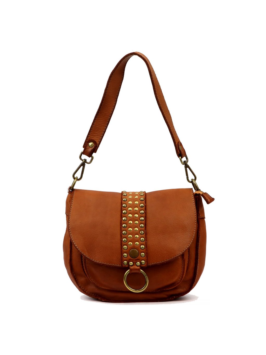 Kožená kabelka Vintage Styl 044 camel