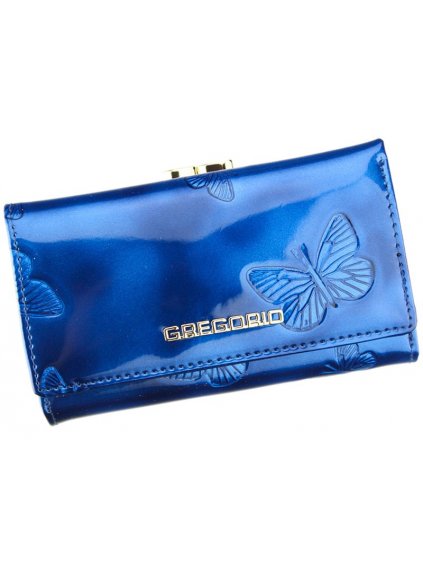 Dámská kožená peněženka Gregorio BT-108 modrá