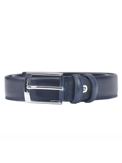 Pánský kožený opasek Pierre Cardin VNG 091 GF 125 cm modrý