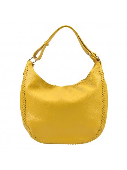 Kožená kabelka přes rameno Patrizia Piu 419-035 žlutá