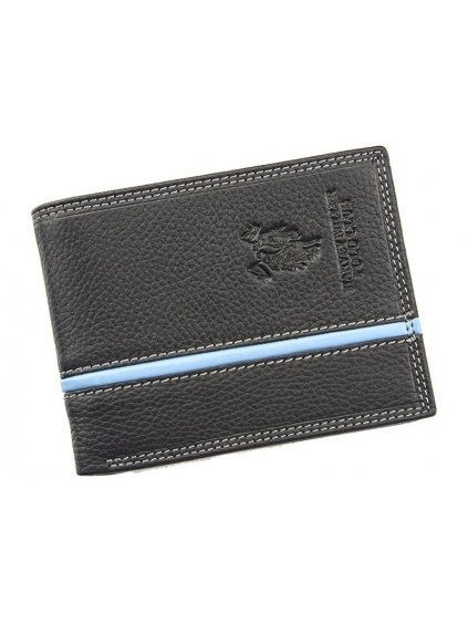 Pánská kožená peněženka Harvey Miller Polo Club 5313 292E černá