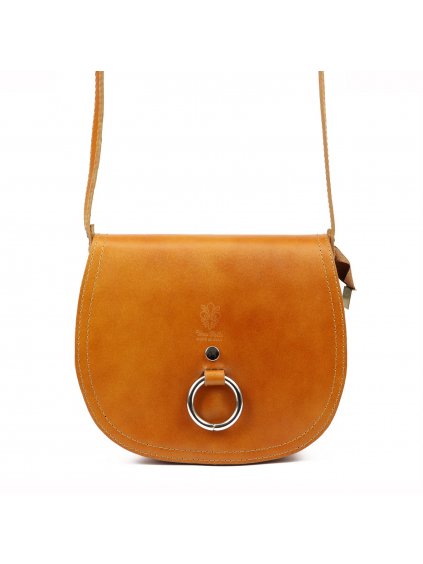 Dámská kožená crossbody kabelka Florence 38 camel