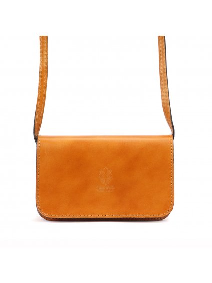 Dámská kožená crossbody kabelka Gregorio 107 camel