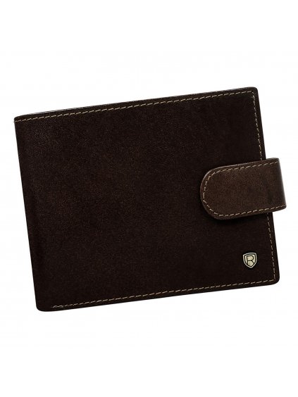 Pánská kožená peněženka ROVICKY N992L-RVT RFID hnědá
