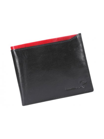 Pánská kožená peněženka N992-VT RFID černá / červená