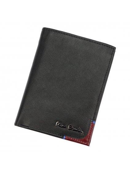 Pánská kožená peněženka Pierre Cardin TILAK75 326 černá / vínová