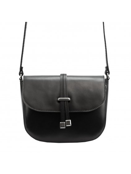 Kožená crossbody kabelka Luka 20-028 černá
