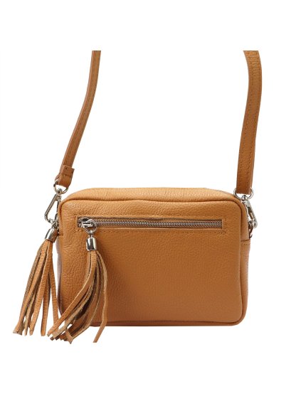 Kožená crossbody kabelka Luka 20-030 camel