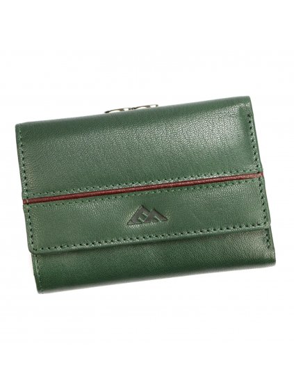 Dámská kožená peněženka EL FORREST 579-15 RFID zelená