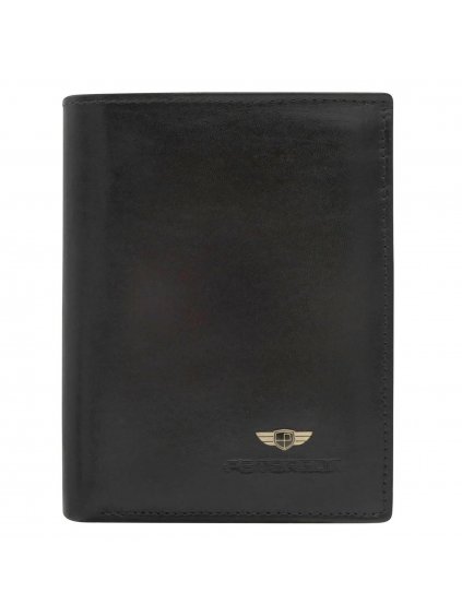 Pánská kožená peněženka Peterson PTN N575-VT černá