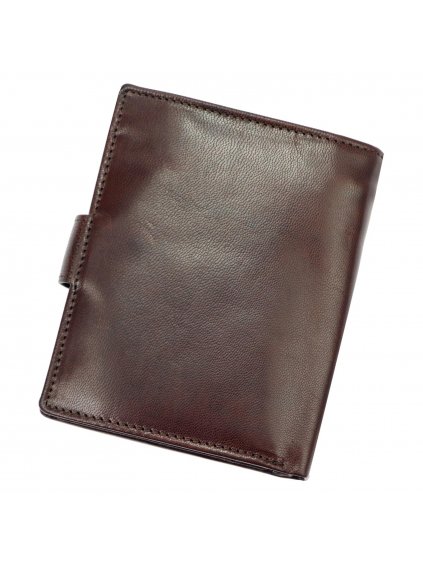 Pánská kožená peněženka EL FORREST 547-28 RFID hnědá