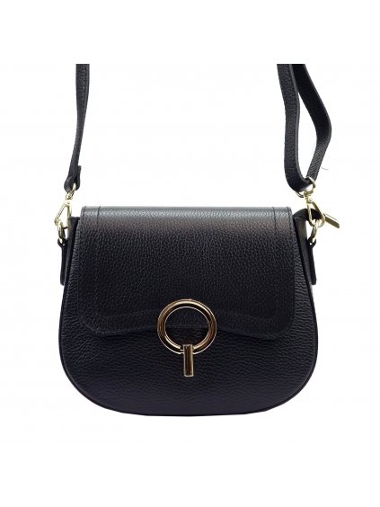 Kožená crossbody kabelka Luka 20-058 černá