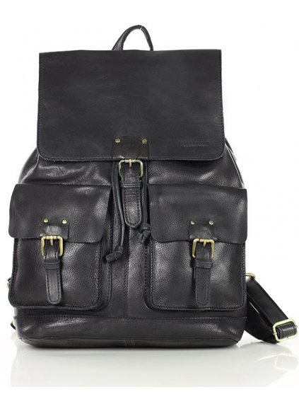 Kožený batoh Marco Mazzini VS21 černý