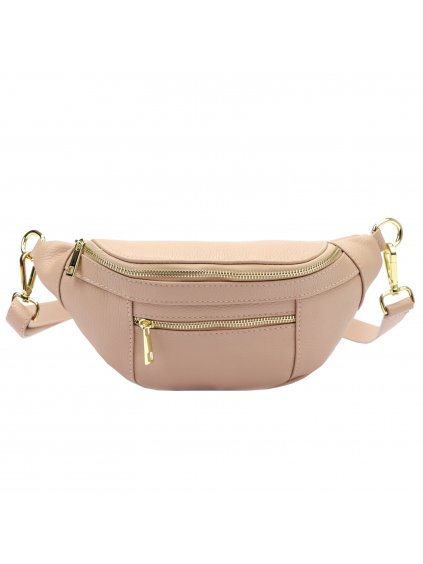 Dámská kožená ledvinka Luka 20-072 růžová