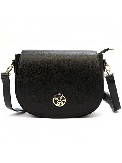 Kožená crossbody kabelka Gregorio 1706-2 černá