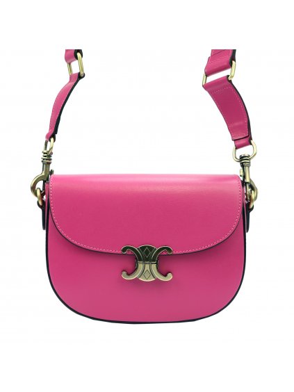 Kožená crossbody kabelka Luka 20-047 fialová