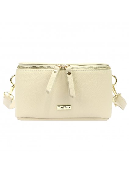 Crossbody kabelka MiaMore 01-001 GLD krémová
