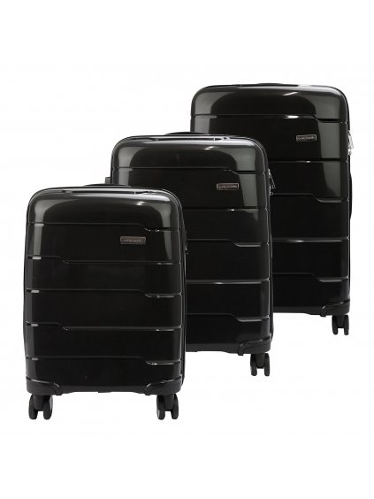 Sada cestovních kufrů Pierre Cardin LEE01 103 x3 Z černá