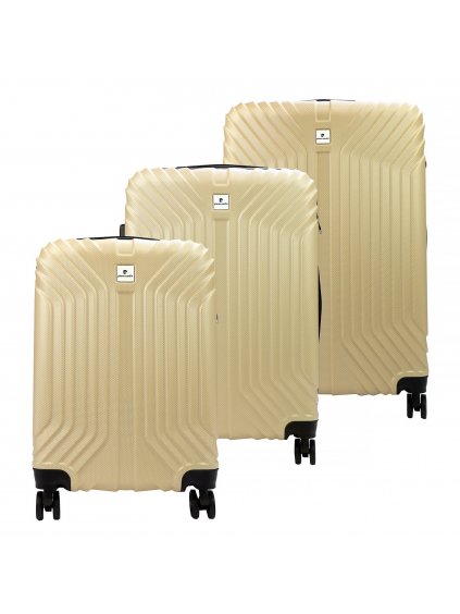 Sada cestovních kufrů Pierre Cardin MED10 x3 Z zlatá