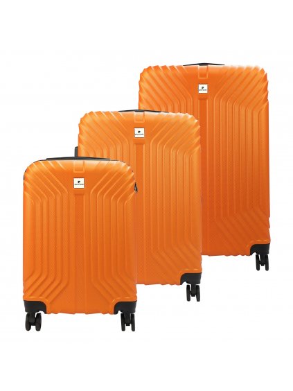 Sada cestovních kufrů Pierre Cardin MED10 x3 Z oranžová