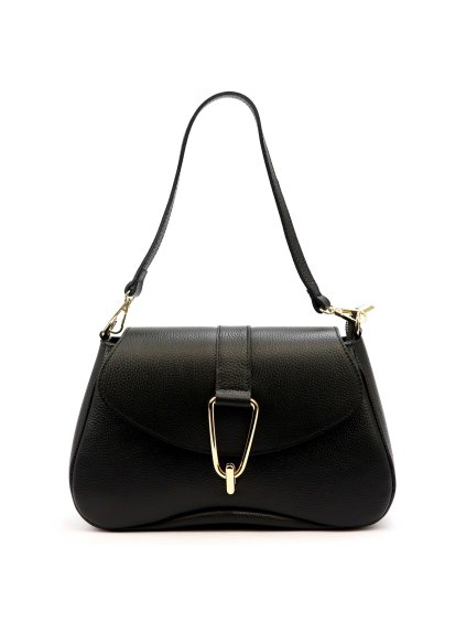 Kožená kabelka Luka 24-031 černá