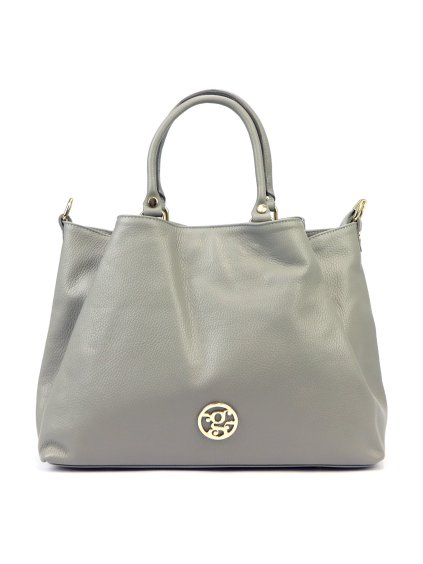 Kožená kabelka Gregorio 1743 šedá