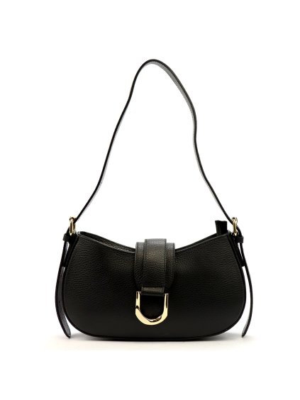 Kožená kabelka Luka 24-037 černá