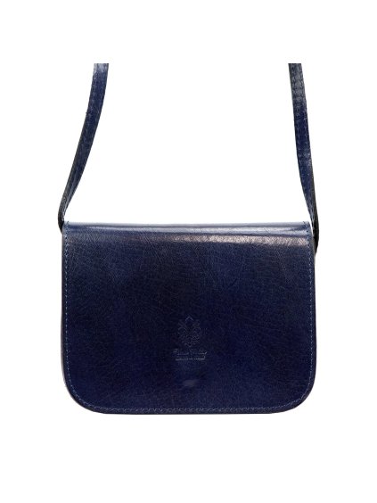 Kožená crossbody kabelka Florence 43 modrá
