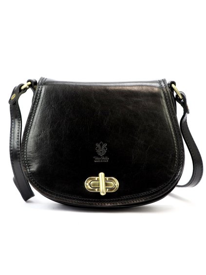 Kožená crossbody kabelka Florence ART. 873 černá