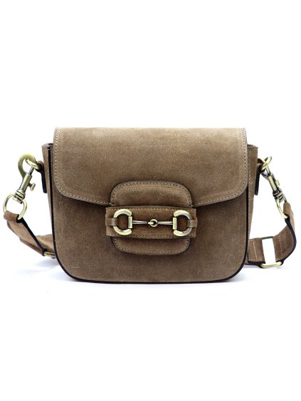 Kožená kabelka Luka 20-095-02 béžová