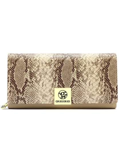 Dámská kožená peněženka Gregorio SMC-106 béžová