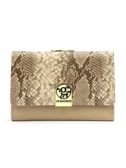 Dámská kožená peněženka Gregorio SMC-117 béžová