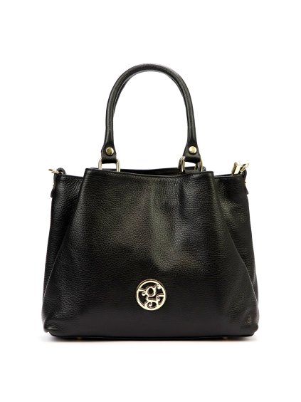 Kožená kabelka Gregorio 1743 MN černá