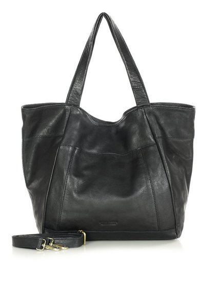 Kožená kabelka Marco Mazzini Ms119 černá