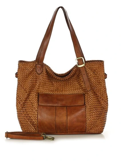 Kožená kabelka Marco Mazzini M250 camel