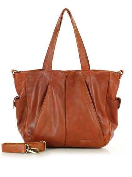Kožená kabelka Marco Mazzini MM116 camel