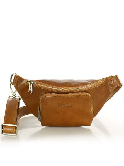 Kožená ledvinka Marco Mazzini MM249 camel