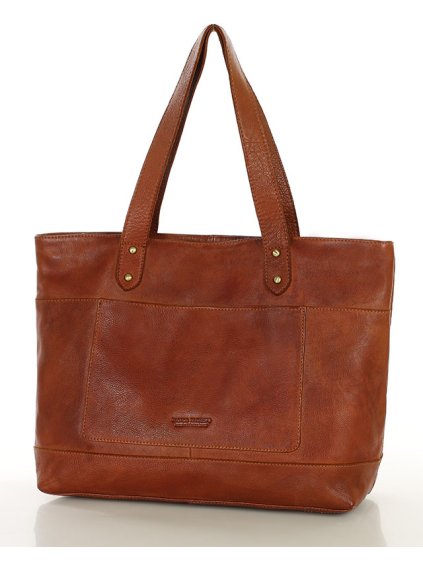 Kožená shopper bag kabelka Marco Mazzini MM122