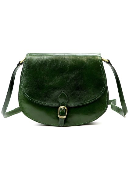Kožená crossbody kabelka Florence 21TMP zelená