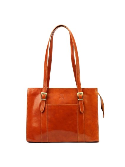 Kožená kabelka přes rameno Florence 54 camel