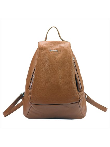 Kožený batoh Pierre Cardin FRZ 1750 camel