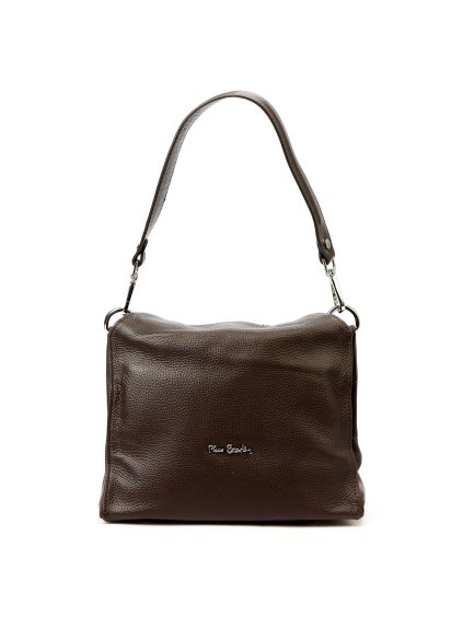 Dámská kožená kabelka Pierre Cardin 55089 FRZ tmavě hnědá